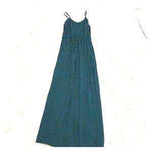 Maternity Maxi dress in jade